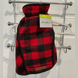 Eddie Bauer Buffalo Plaid Pet Jacket NWT